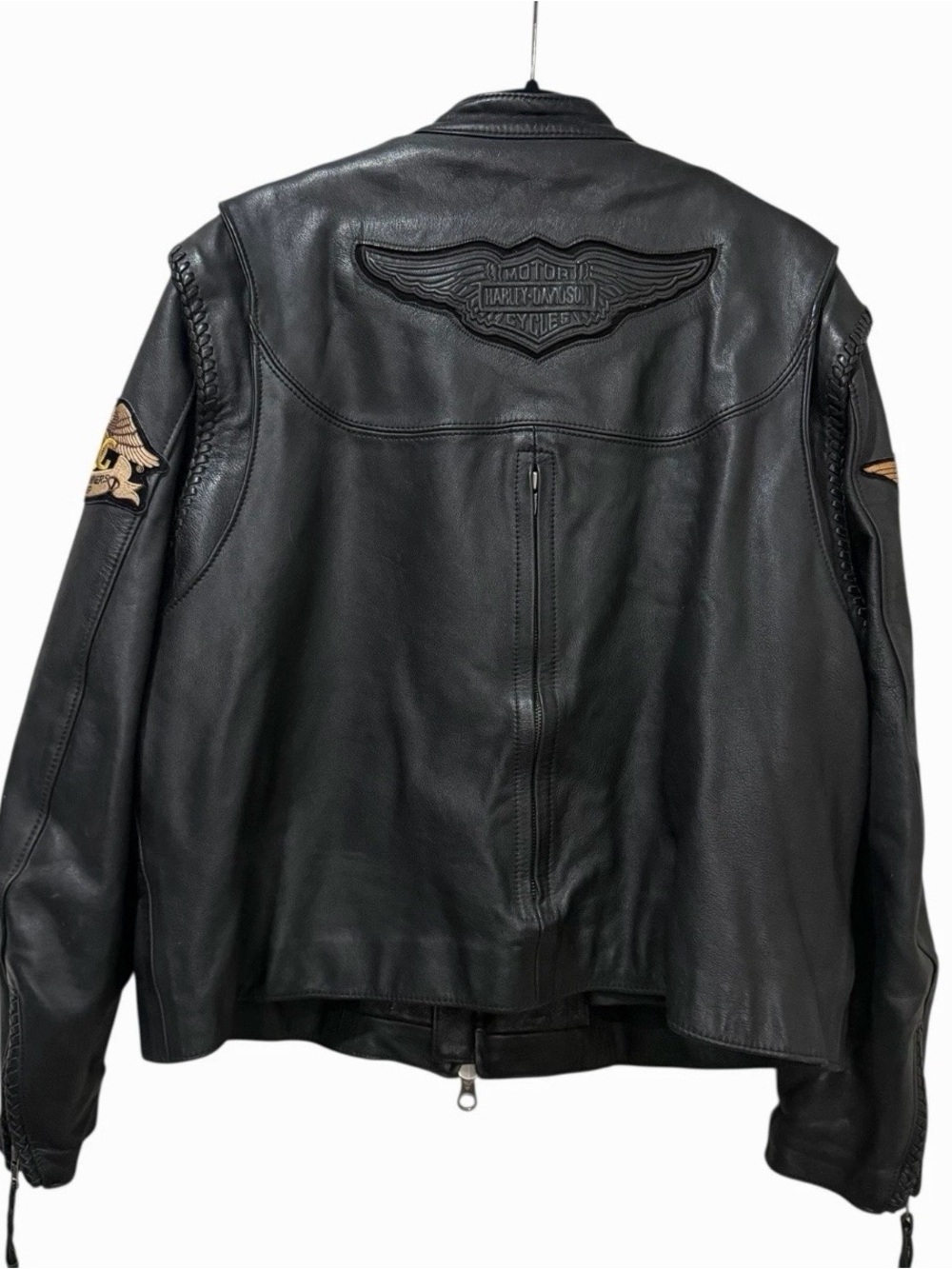 Harley Davidson Women’s XXL Willie G Genuine Leather Motorcycle Jacket C - Picture 2 of 16
